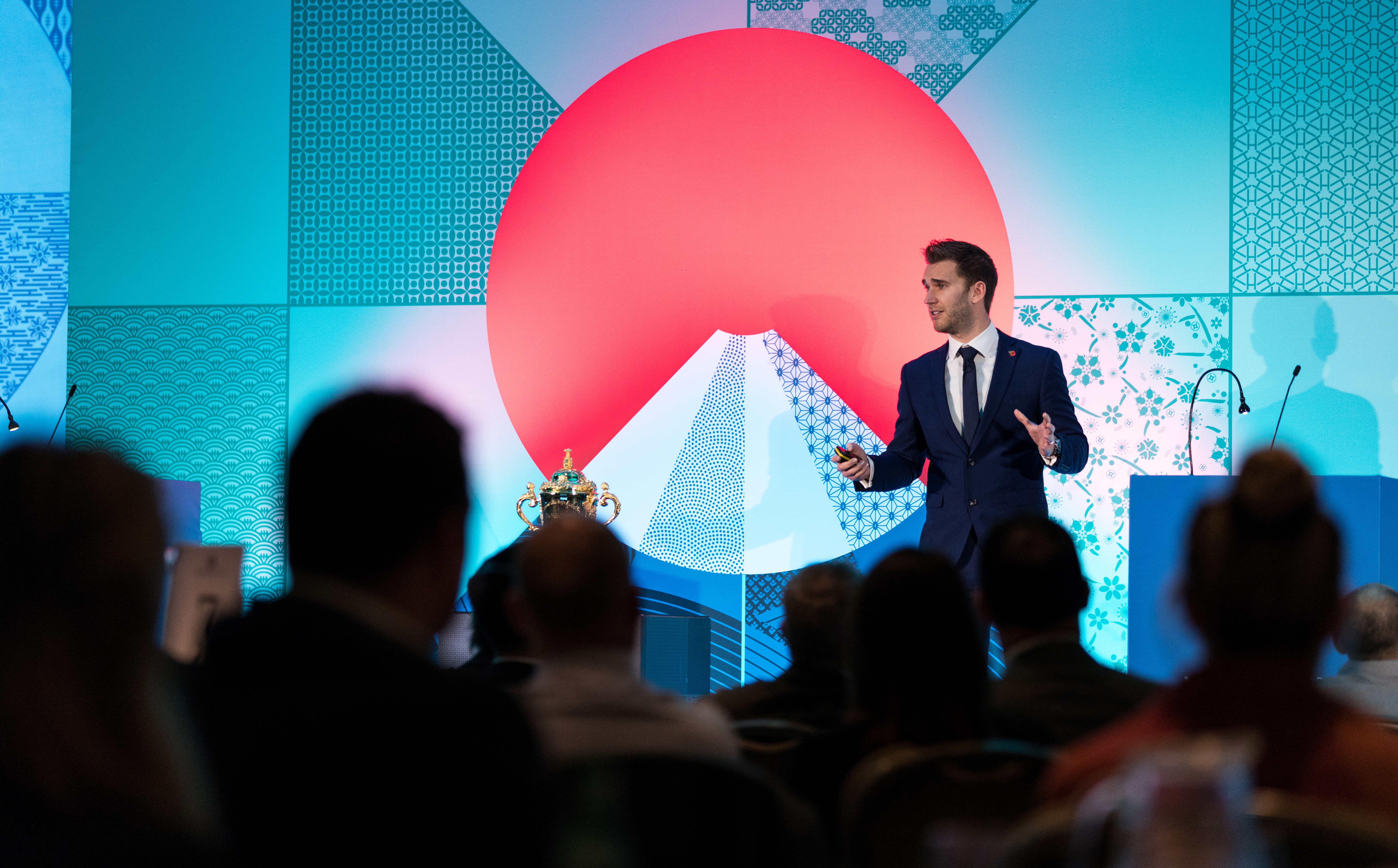 Jonathan Griffiths on stage